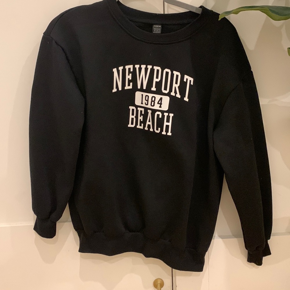 shein newport beach sweatshirt